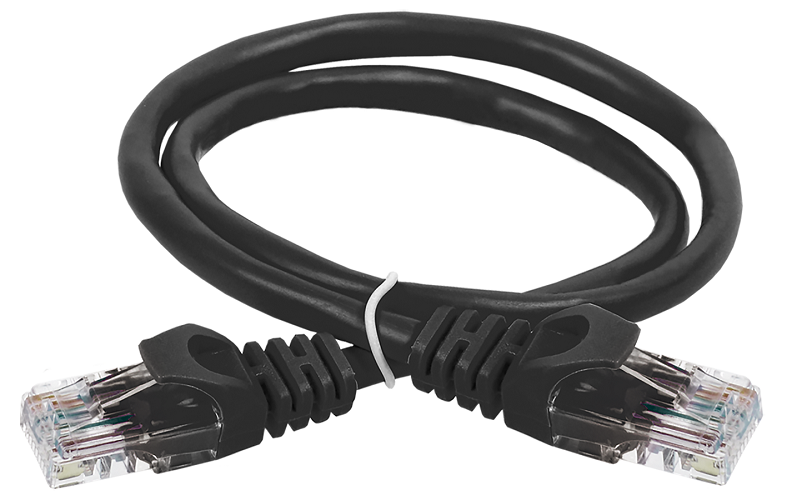 ITK Коммутационный шнур (патч-корд) кат.6 FTP 0,5м чёрный
