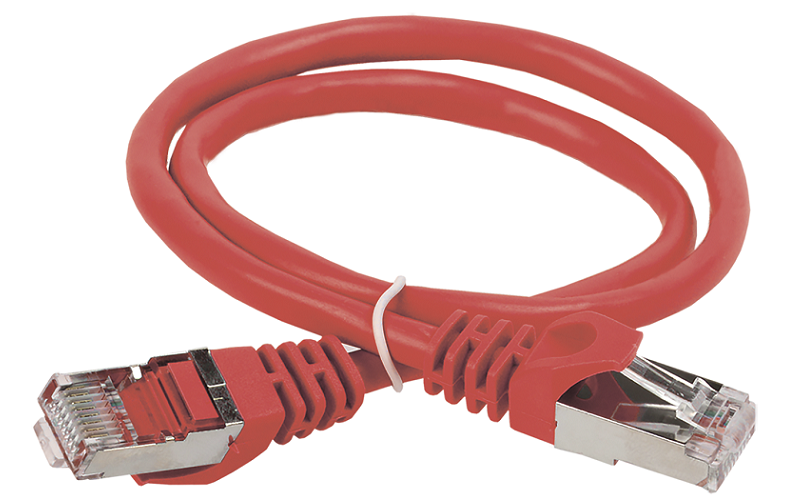 ITK Коммутационный шнур (патч-корд) кат.6 FTP 0,5м красный